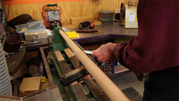 Shaping Wood on a Lathe