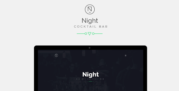 Night | Cocktail Bar / Cafe Bootstrap Template