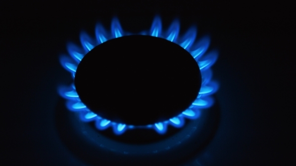 Burning Blue Gas