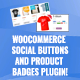 WooCommerce Social Buttons and Product Badges - CodeCanyon Item for Sale
