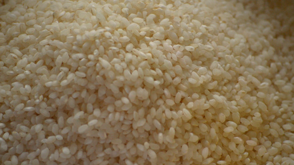 Rice Round Kind Filling A Bowl