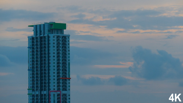 Building On The Evening Clouds