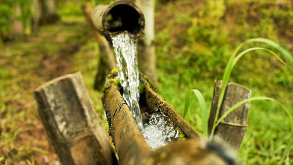 Bamboo Water Feature 09