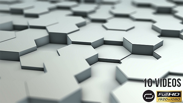 Clean Hexagons - 10 Pack alt