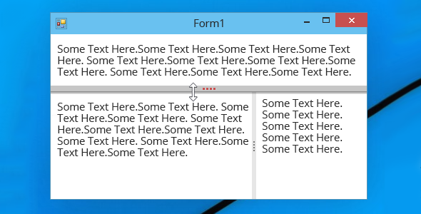 Splitter dla Windows Forms