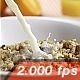 Pouring Milk Into A White Bowl With Cereals - VideoHive Item for Sale