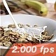 Pouring Milk Into A White Bowl With Cornflakes - VideoHive Item for Sale