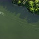 Aerial View From Drone Yachts and Jet Skis on Water on River - VideoHive Item for Sale
