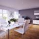 Dining Room / Lounge interior Vray for Cinema 4D - 3DOcean Item for Sale