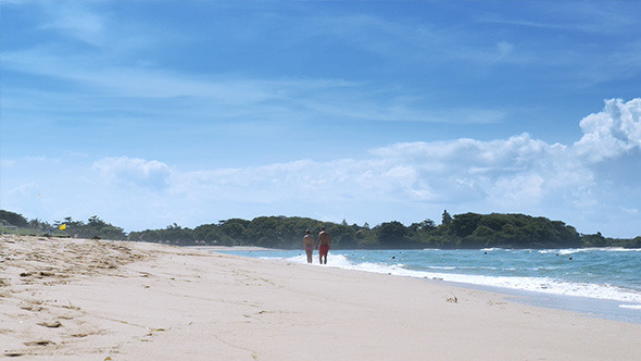 Adult Couple on the Beach alt