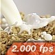 Pouring Milk Into A White Bowl With Cereals 3 - VideoHive Item for Sale