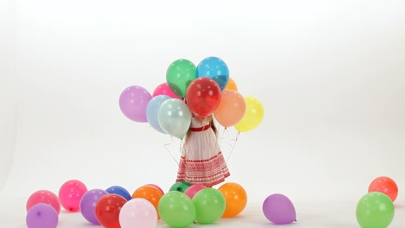 Hid Behind Balloons