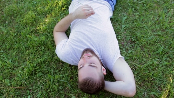 Handsome Man On The Grass alt