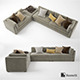 Busnelli Oh-mar Corner Sectional Sofa - 3DOcean Item for Sale