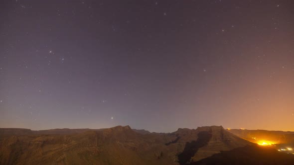 Star Timelapse in Tenerife