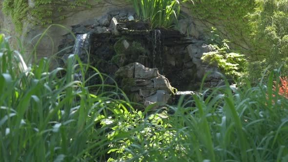 Little Stony Cave, Arch, With Waterfall