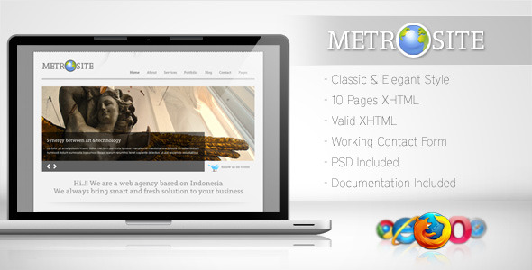 Metrosite – Classic Business Template