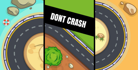 Dont Crash - HTML5 Game (Construct 2 & Construct 3)