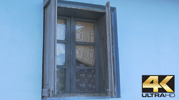 Wood Frame Vintage Window