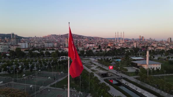 Turkey Symbol Flag