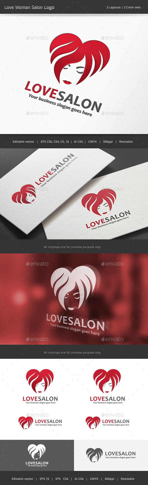 Love Woman Salon Logo