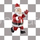 Santa Claus waving and walking - VideoHive Item for Sale