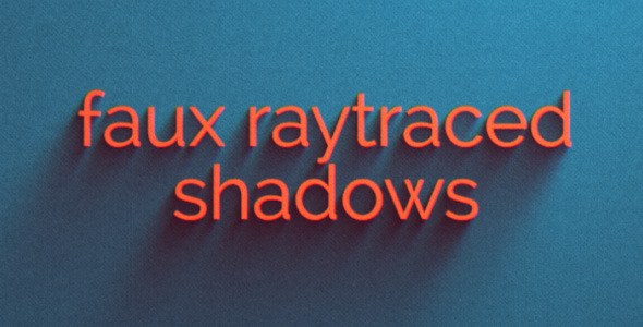 Faux Raytraced Shadow Preset