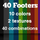 40 Website Footers - GraphicRiver Item for Sale