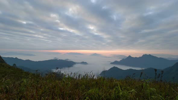 Mountain Landscape In Morning