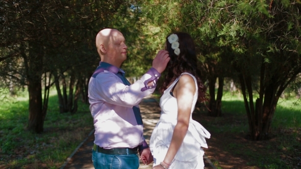 Couple In A Park alt