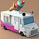 Ice Cream Car - 3DOcean Item for Sale