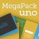 Mega Pack Uno / Brochure + Business Card + Mock Up - GraphicRiver Item for Sale
