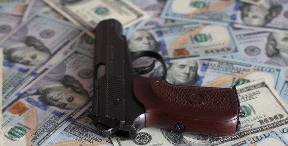 Hundred-Dollar Bills And A Gun 2 alt
