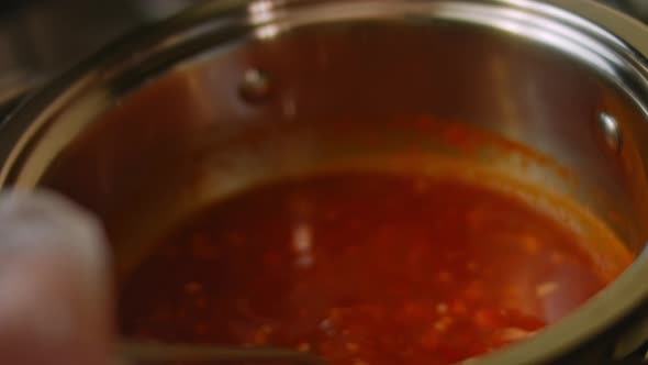 Boil the Chili Sauce Ingredients
