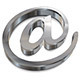 3d chrome email symbol - GraphicRiver Item for Sale