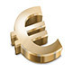 Golden Euro sign - GraphicRiver Item for Sale