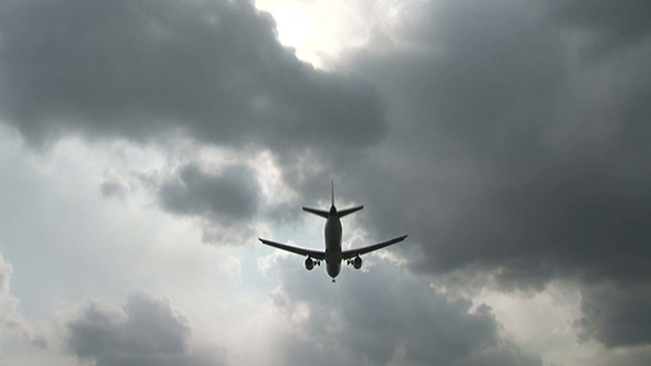 Plane Passes Overhead
