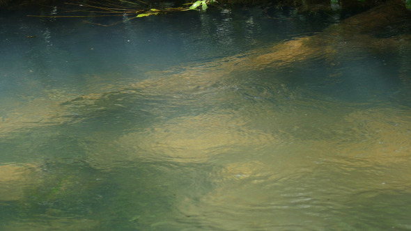 Water Flowing In River