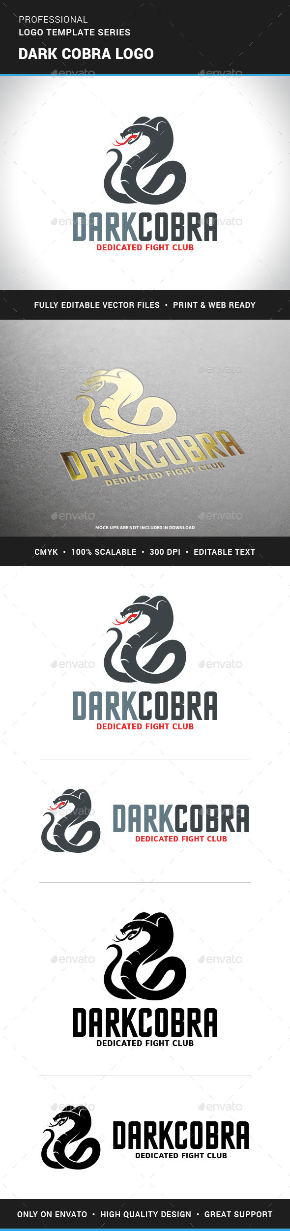 Dark Cobra Logo Template