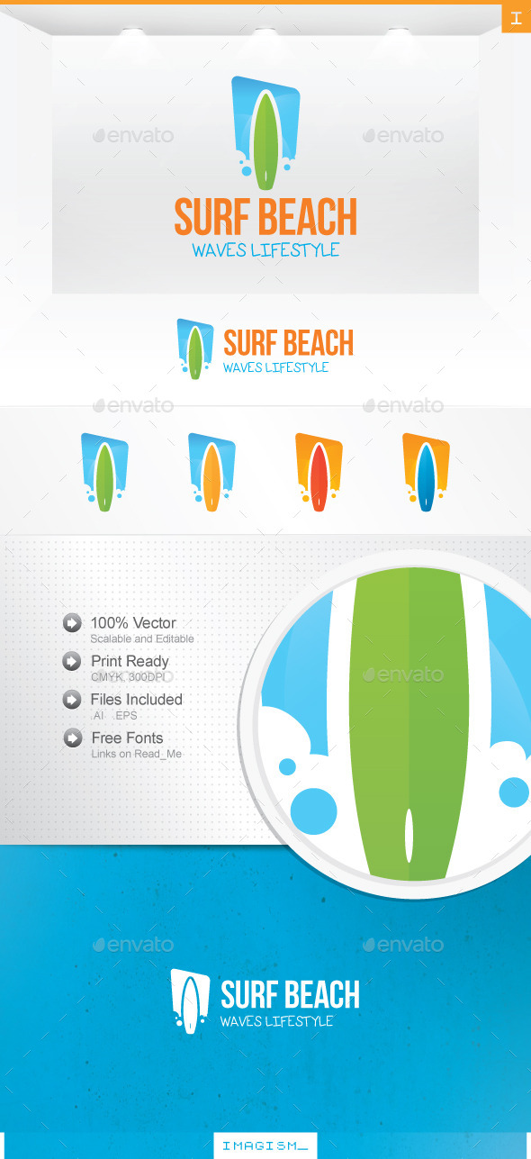 Surf Board Logo