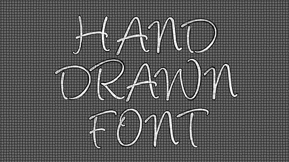 Hand Drawn Font Pack 1