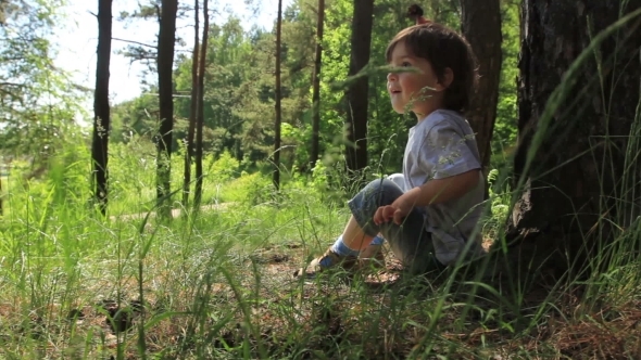 Boy In The Grass