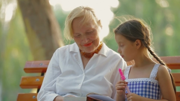 Grandmother And Granddaughter