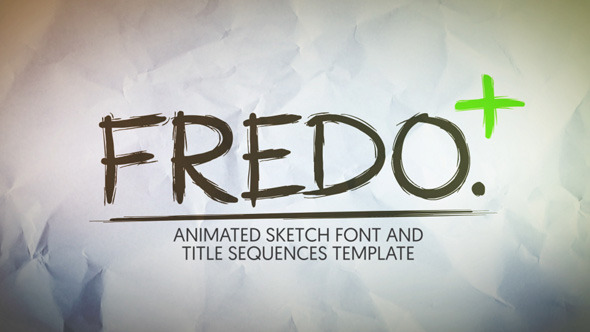 Fredo Animated Sketch Font