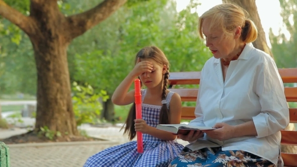 Grandmother And Granddaughter