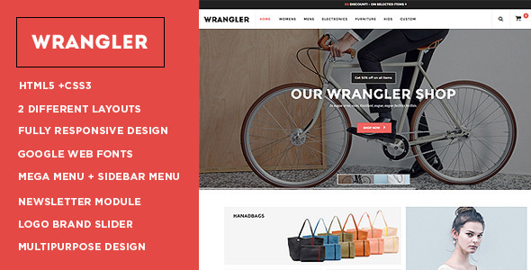 Wrangler - Fashion Store Responsive OpenCart Theme