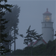 Lighthouse in Fog Mid - VideoHive Item for Sale