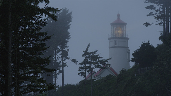 Lighthouse in Fog Mid