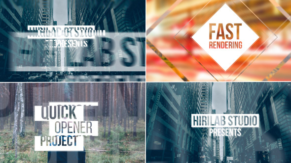 Quick Glitchy Opener alt