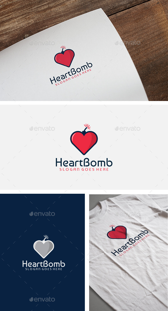Heart Bomb Logo